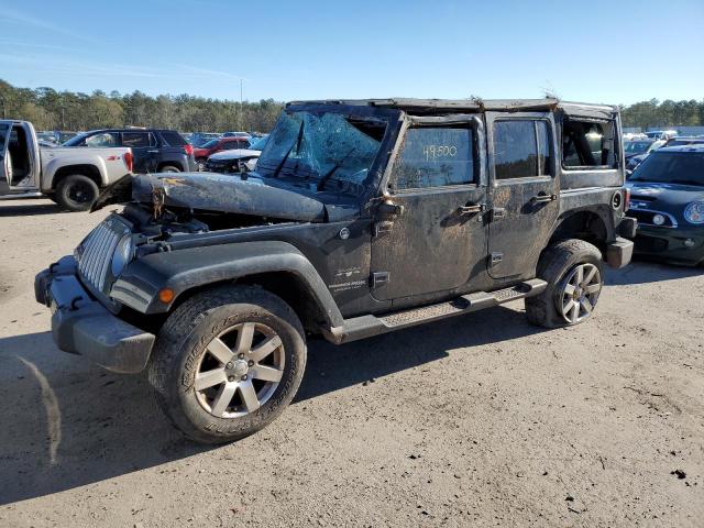 1C4BJWEG4JL814408 - 2018 JEEP WRANGLER U SAHARA GRAY photo 1