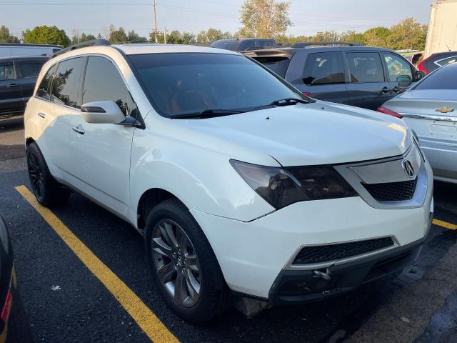 2HNYD2H65CH536450 - 2012 ACURA MDX ADVANCE WHITE photo 1