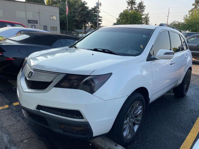 2HNYD2H65CH536450 - 2012 ACURA MDX ADVANCE WHITE photo 2