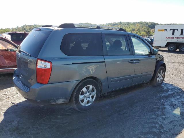 KNDMB233186216462 - 2008 KIA SEDONA EX BLUE photo 3