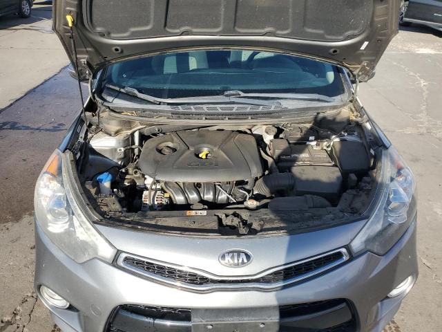 KNAFX6A83E5235304 - 2014 KIA FORTE EX GRAY photo 11