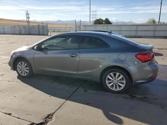 KNAFX6A83E5235304 - 2014 KIA FORTE EX GRAY photo 2