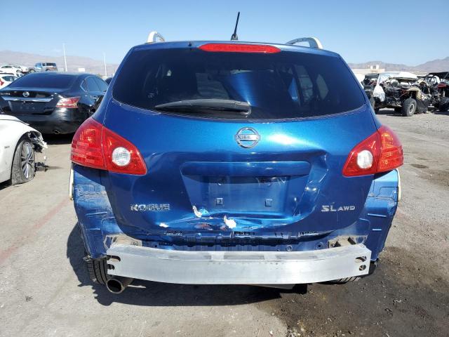 JN8AS58V78W119527 - 2008 NISSAN ROGUE S BLUE photo 6