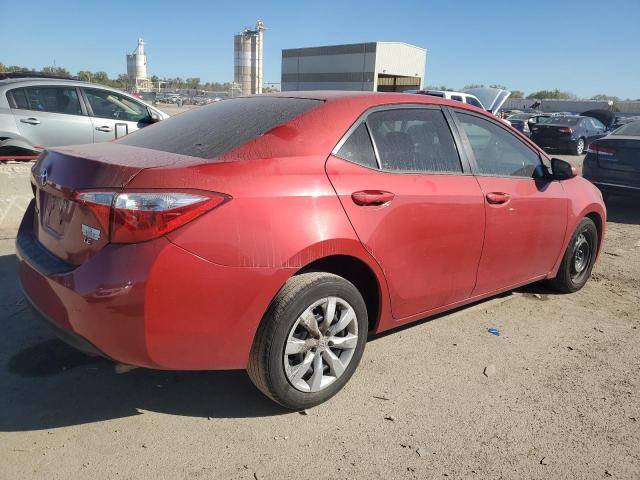 5YFBURHE4FP251149 - 2015 TOYOTA COROLLA L RED photo 3