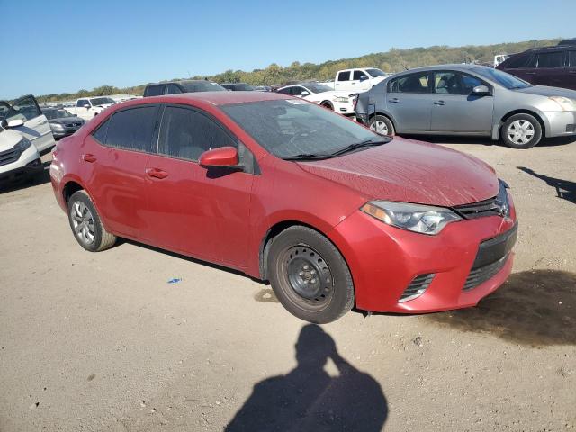 5YFBURHE4FP251149 - 2015 TOYOTA COROLLA L RED photo 4