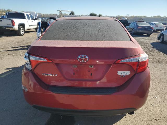 5YFBURHE4FP251149 - 2015 TOYOTA COROLLA L RED photo 6