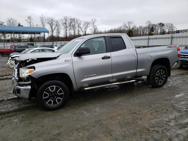 5TFUW5F17GX527791 - 2016 TOYOTA TUNDRA DOUBLE CAB SR/SR5 GRAY photo 1