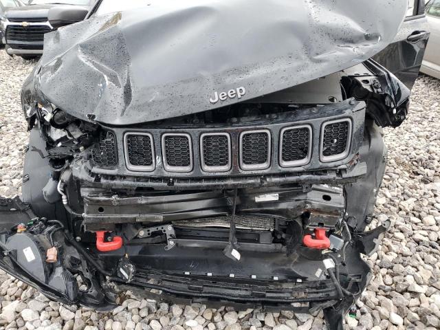 3C4NJDDB6JT169000 - 2018 JEEP COMPASS TRAILHAWK BLACK photo 12