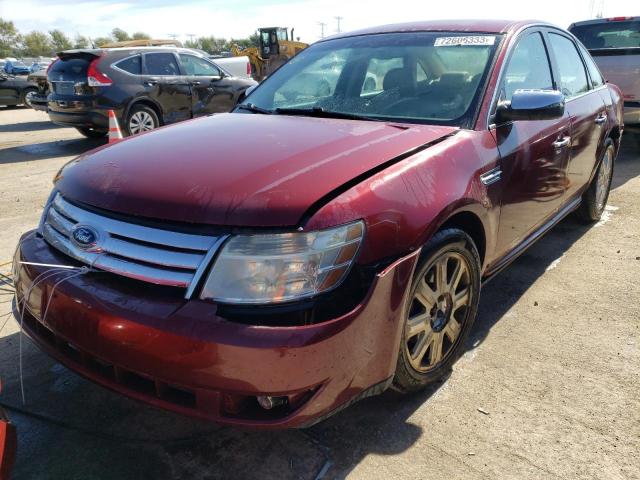 1FAHP25W48G105625 - 2008 FORD TAURUS LIMITED MAROON photo 1