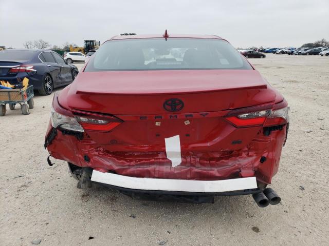 4T1G11AK2PU113240 - 2023 TOYOTA CAMRY SE NIGHT SHADE RED photo 6