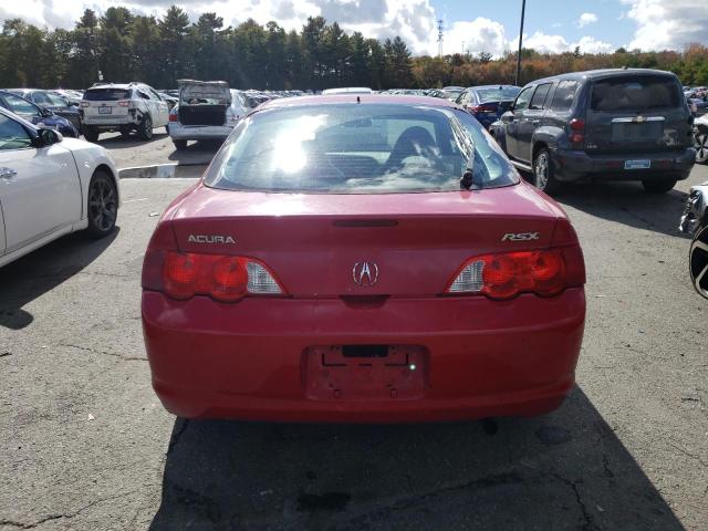 JH4DC53804S005232 - 2004 ACURA RSX RED photo 6