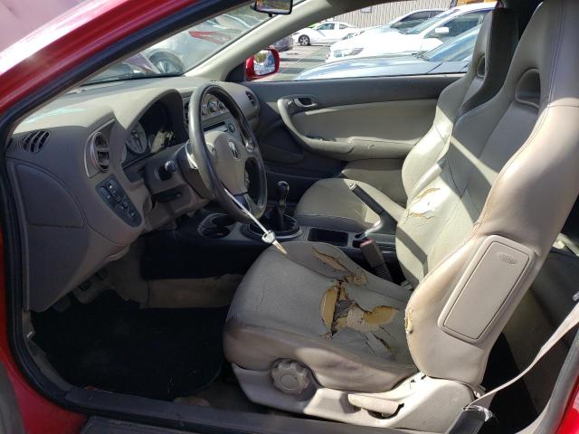 JH4DC53804S005232 - 2004 ACURA RSX RED photo 7