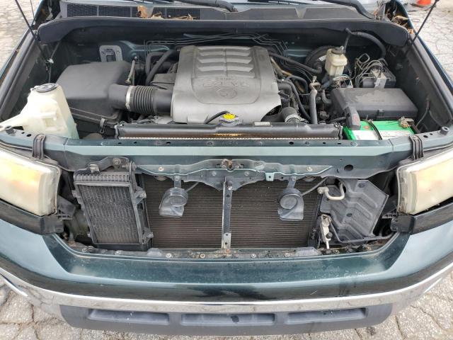 5TFRV54127X013956 - 2007 TOYOTA TUNDRA DOUBLE CAB SR5 GREEN photo 11