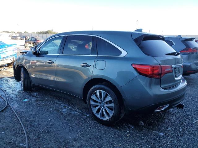 5FRYD3H47GB009112 - 2016 ACURA MDX TECHNOLOGY GRAY photo 2
