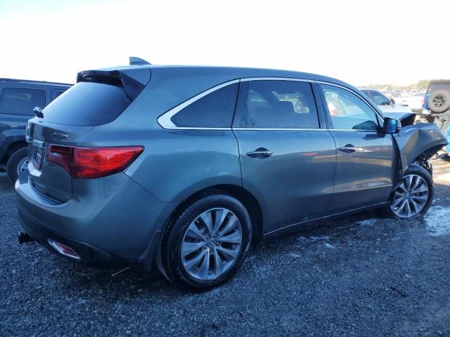 5FRYD3H47GB009112 - 2016 ACURA MDX TECHNOLOGY GRAY photo 3