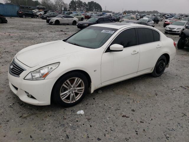 JN1CV6AP6FM500438 - 2015 INFINITI Q40 WHITE photo 1