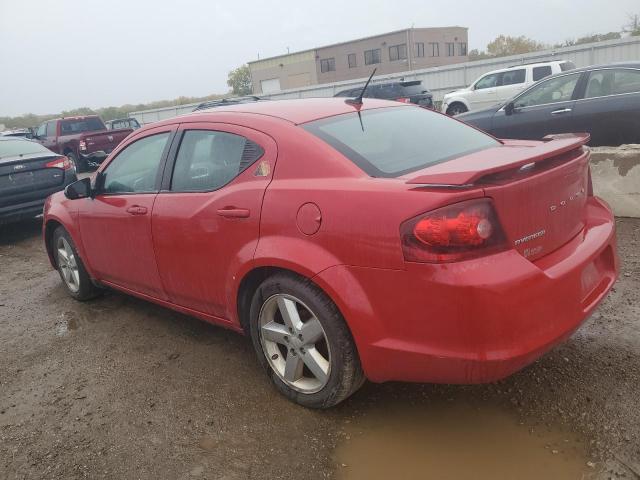 1C3CDZAB6EN152143 - 2014 DODGE AVENGER SE RED photo 2