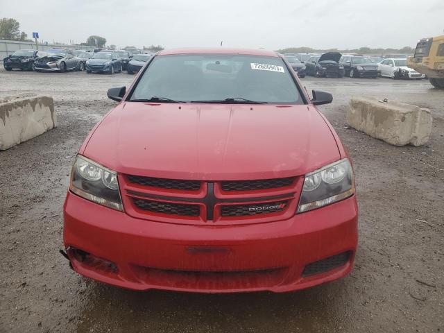 1C3CDZAB6EN152143 - 2014 DODGE AVENGER SE RED photo 5