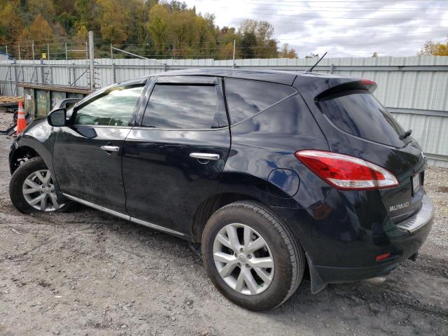 JN8AZ1MW8DW307082 - 2013 NISSAN MURANO S BLACK photo 2