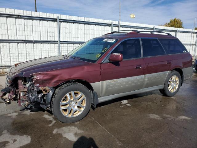 4S3BH686917649897 - 2001 SUBARU LEGACY OUTBACK LIMITED MAROON photo 1