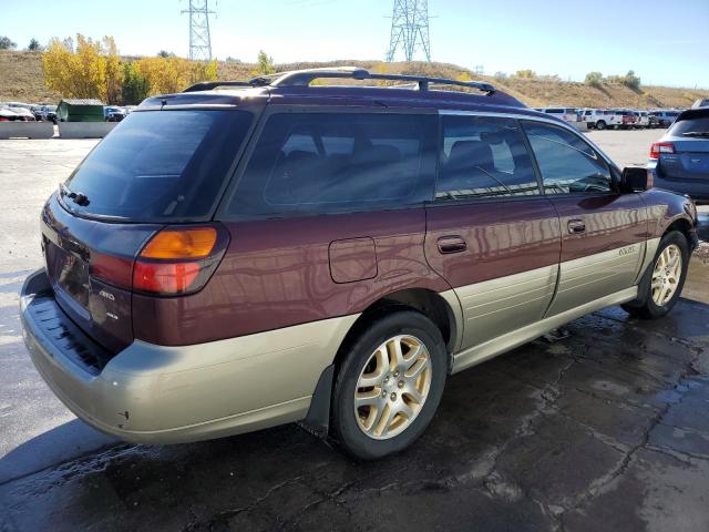 4S3BH686917649897 - 2001 SUBARU LEGACY OUTBACK LIMITED MAROON photo 3