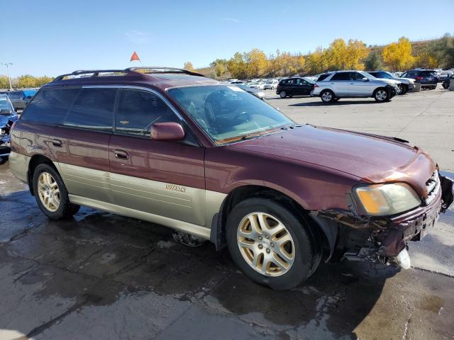 4S3BH686917649897 - 2001 SUBARU LEGACY OUTBACK LIMITED MAROON photo 4