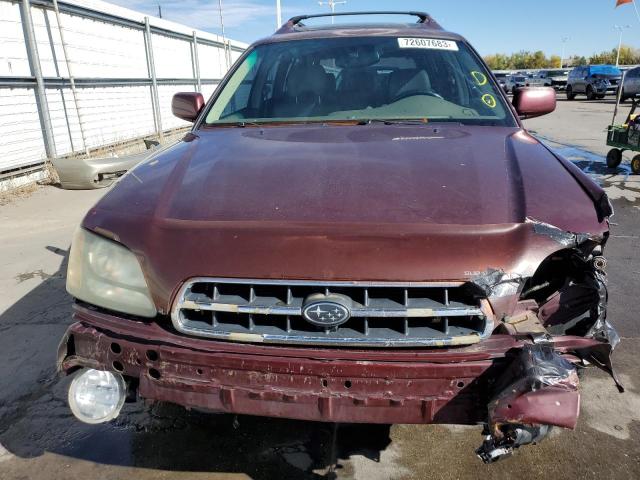 4S3BH686917649897 - 2001 SUBARU LEGACY OUTBACK LIMITED MAROON photo 5