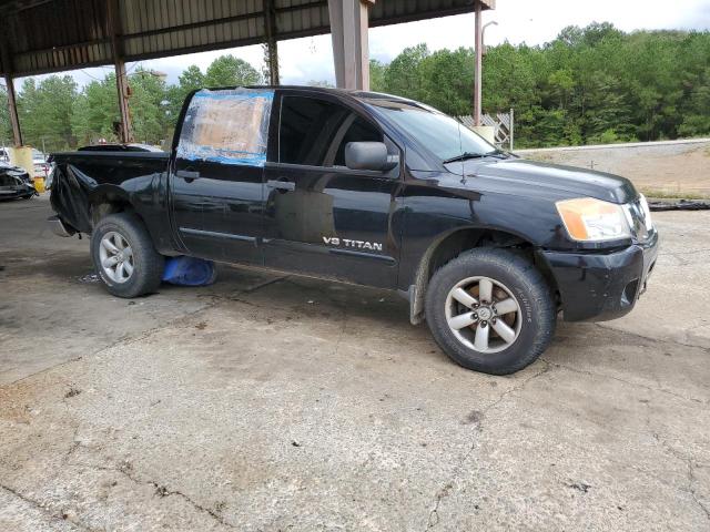 1N6BA0ED0CN321249 - 2012 NISSAN TITAN S BLACK photo 4