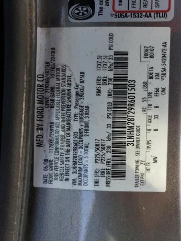 3LNHM28T29R601503 - 2009 LINCOLN MKZ SILVER photo 13