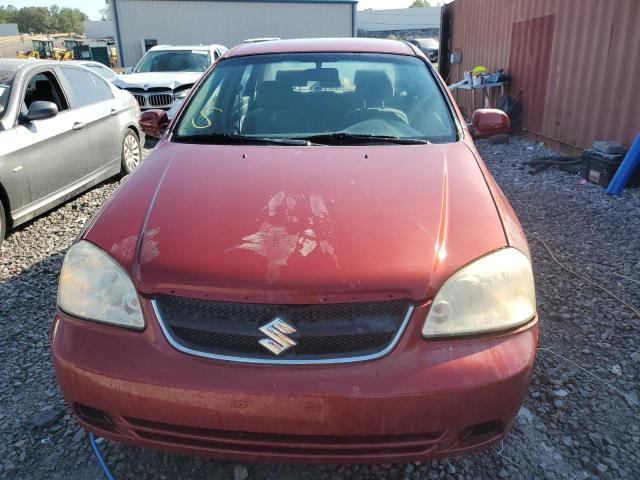 KL5JD56Z76K402080 - 2006 SUZUKI FORENZA RED photo 5