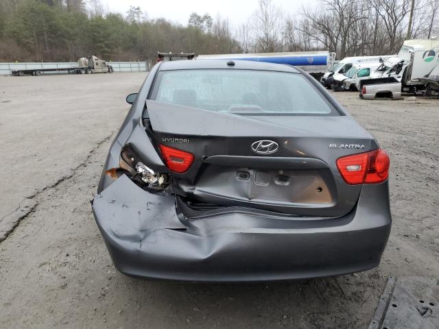 KMHDU46D28U496877 - 2008 HYUNDAI ELANTRA GLS GRAY photo 6