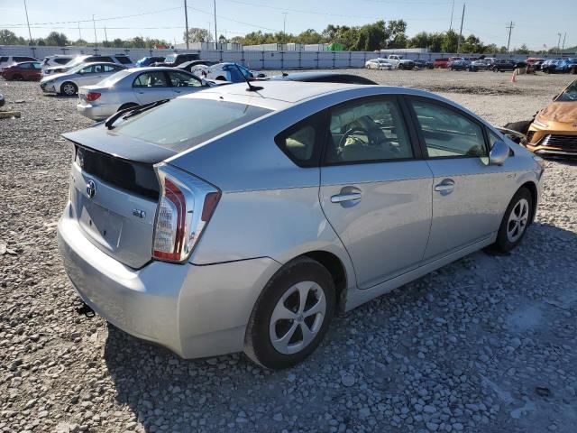 JTDKN3DUXF0420821 - 2015 TOYOTA PRIUS GRAY photo 3