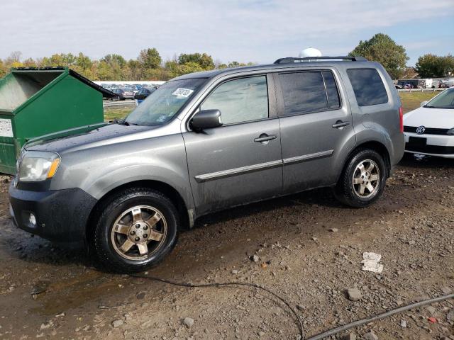 5FNYF48809B022386 - 2009 HONDA PILOT TOURING GRAY photo 1