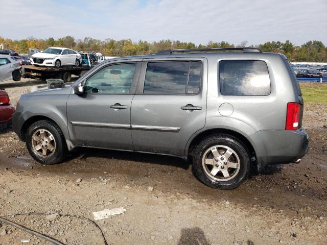 5FNYF48809B022386 - 2009 HONDA PILOT TOURING GRAY photo 2