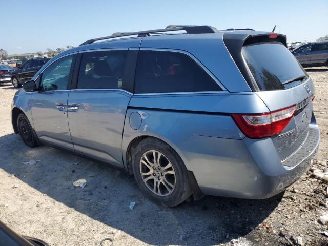 5FNRL5H64CB036087 - 2012 HONDA ODYSSEY EXL SILVER photo 2