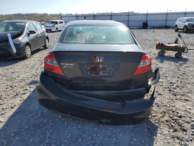 19XFB2F55CE371749 - 2012 HONDA CIVIC LX BLACK photo 6