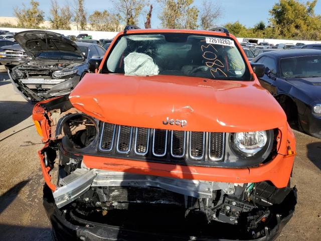 ZACCJAAT1GPD66191 - 2016 JEEP RENEGADE SPORT ORANGE photo 5