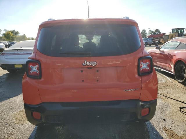 ZACCJAAT1GPD66191 - 2016 JEEP RENEGADE SPORT ORANGE photo 6