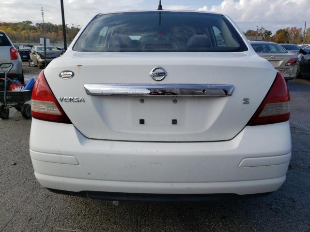 3N1BC11E57L445611 - 2007 NISSAN VERSA S WHITE photo 6