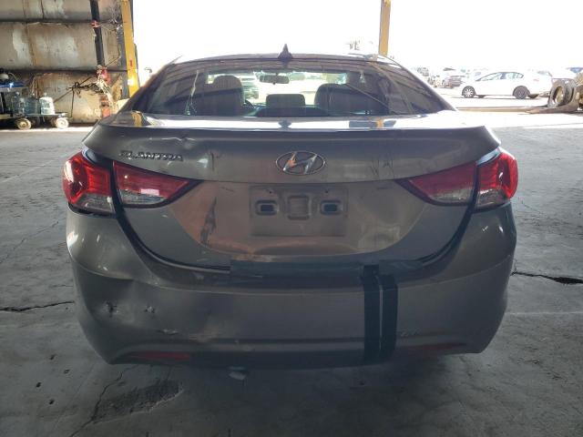 5NPDH4AE7DH434615 - 2013 HYUNDAI ELANTRA GLS GRAY photo 6