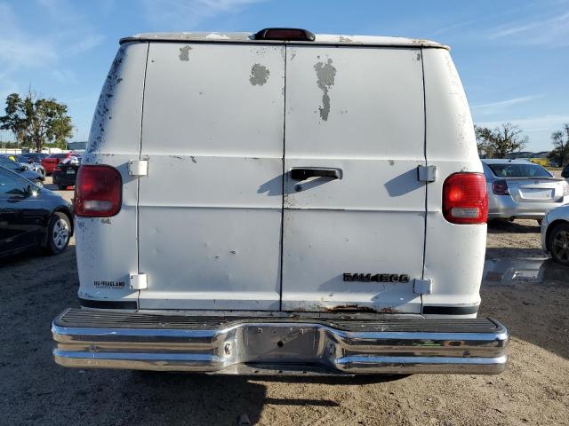 2D7HB11X63K500297 - 2003 DODGE RAM VAN B1500 WHITE photo 6