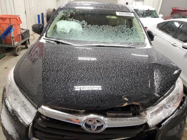 5TDKKRFH8ES013300 - 2014 TOYOTA HIGHLANDER XLE BLACK photo 11