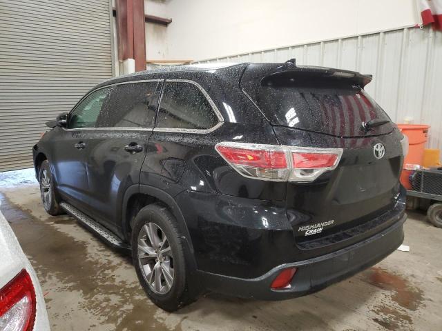 5TDKKRFH8ES013300 - 2014 TOYOTA HIGHLANDER XLE შავი ფოტო 2