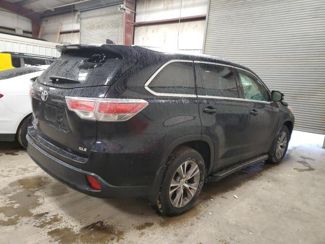 5TDKKRFH8ES013300 - 2014 TOYOTA HIGHLANDER XLE BLACK photo 3