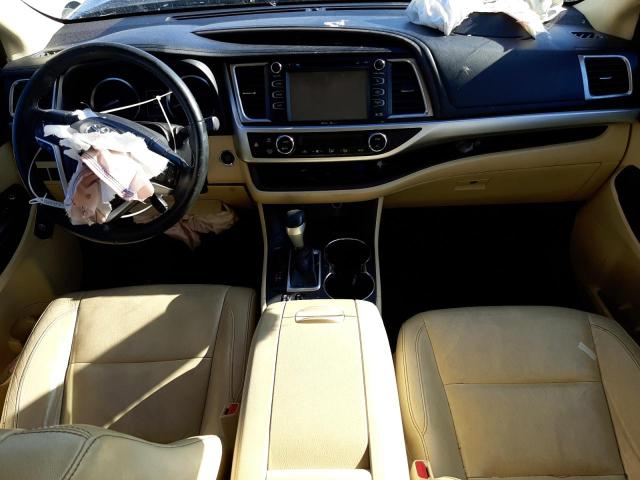 5TDKKRFH8ES013300 - 2014 TOYOTA HIGHLANDER XLE შავი ფოტო 8