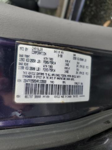 2B4FP25B5XR133569 - 1999 DODGE CARAVAN PURPLE photo 13