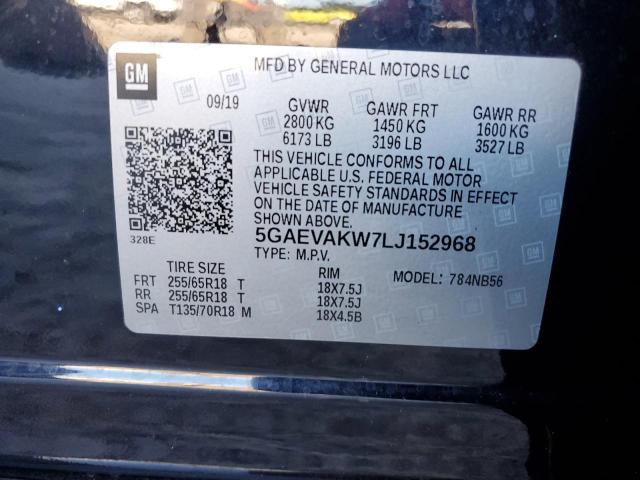 5GAEVAKW7LJ152968 - 2020 BUICK ENCLAVE ESSENCE 石墨色 照片 13