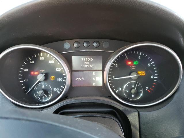 4JGBB8GB2BA670912 - 2011 MERCEDES-BENZ ML 350 4MATIC GRAY photo 9