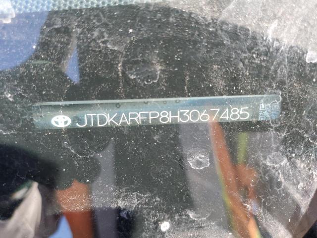 JTDKARFP8H3067485 - 2017 TOYOTA PRIUS PRIM ვერცხლისფერი ფოტო 12