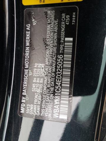 WBAYM1C54ED325056 - 2014 BMW 650 XI BLACK photo 12